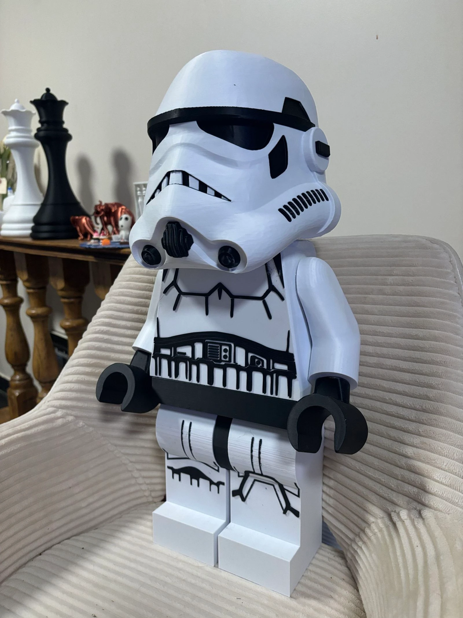 Réplica LEGO Star Wars 50 cm con su casco pieza única 🌟 – photo 3